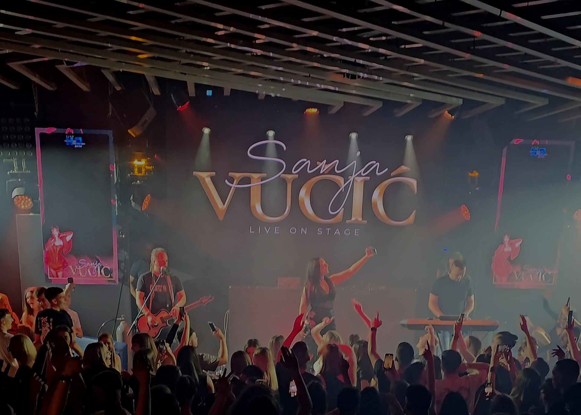 Sanja Vučić koncert – AV oprema Studio Event